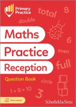 Primary Practice Maths Reception Question Book, Ages 4-5 Cover