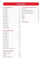 Primary Practice Maths Reception Question Book, Ages 4-5 Contents
