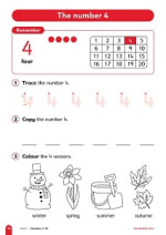 Primary Practice Maths Reception Question Book, Ages 4-5 Inner Page