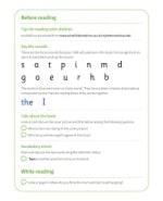 The Big Hug: My Letters and Sounds Phase Two Phonics Reader Notes & Guidance