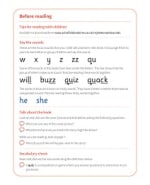 The Big Quiz: My Letters and Sounds Phase Three Phonics Reader Notes & Guidance