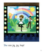 The Jazzman and His Dog: My Letters and Sounds Phase Three Phonics Reader Inner Page