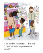 The Light-up Skates: My Letters and Sounds Phase Five Phonics Reader Inner Page