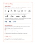 The Right Gap: My Letters and Sounds Phase Three Phonics Reader Notes & Guidance