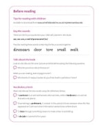 When Dinosaurs Walked: My Letters and Sounds Phase Five Phonics Reader Notes & Guidance