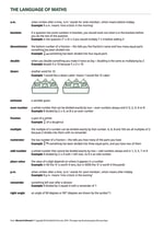 Mental Arithmetic 1 Notes & Guidance