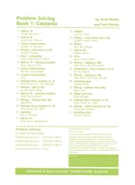 KS1 Problem Solving Book 1 Contents