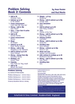 KS1 Problem Solving Book 2 Contents