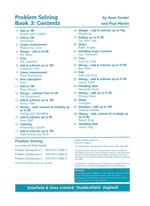 KS1 Problem Solving Book 3 Contents