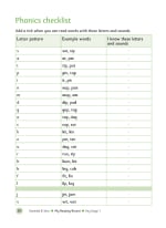 KS1 My Reading Record Inner Page
