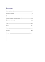 First Dictionary Contents