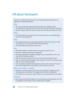 My Homework Diary Notes & Guidance