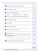 KS2 Comprehension 2: Year 4, Ages 8-9 Inner Page