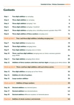 Written Calculation: Addition Contents