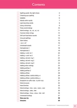 Understanding English: Spelling Contents