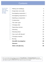 Understanding Science: Changing Materials Contents