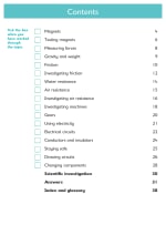 Understanding Science: Forces & Electricity Contents