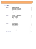 Grammar and Punctuation Book 1 (Year 1) Contents