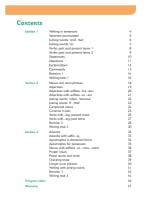 Grammar and Punctuation Book 2 (Year 2) Contents