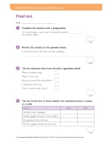 Grammar and Punctuation Book 4 Teacher's Guide Notes & Guidance