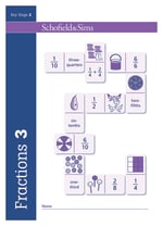 Fractions, Decimals and Percentages Book 3 (Year 3) Cover