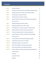 Fractions, Decimals and Percentages Book 6 (Year 6) Contents