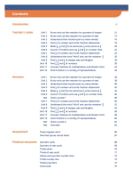 Fractions, Decimals and Percentages Book 2 Teacher's Guide Contents