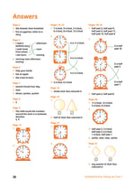 Telling the Time Book 1 Inner Page