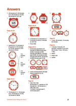 Telling the Time Book 2 Inner Page
