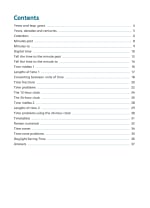 Telling the Time Book 3 Contents