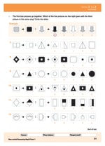 11+ Non-verbal Reasoning Rapid Tests Book 1 Inner Page