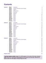 11+ Maths Rapid Tests Book 5 Contents