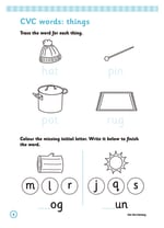 Get Set Literacy Writing Words: Reception, Ages 4-5 Inner Page