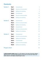 11+ English Rapid Tests Book 2 Contents