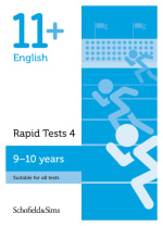 11+ English Rapid Tests Book 4 Cover