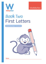 WriteWell Handwriting 2: First Letters Cover