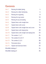 WriteWell Handwriting 4: Capital Letters and Numbers Contents
