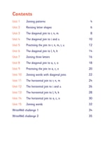 WriteWell Handwriting 6: First Joining Contents