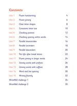 WriteWell Handwriting 9: Fluency Contents