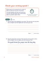 WriteWell Handwriting 10: Speed Inner Page