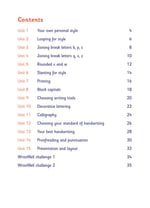 WriteWell Handwriting 11: Style Contents