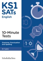 KS1 SATs Grammar, Punctuation and Spelling 10-Minute Tests Cover