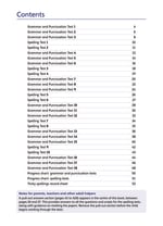 KS2 SATs Grammar, Punctuation and Spelling 10-Minute Tests Contents