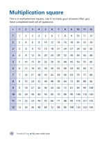 My Times Tables Book Inner Page