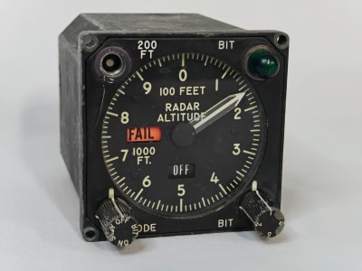 Herley Chicago ID-1162B/APN-159 (01A238103A21-11) Height Indicator- FOR PARTS by Herley Chicago