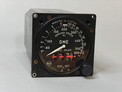 AVQ-75 DME (MI-591085-5) Distance / GS Indicator - TAGGED SERVICEABLE - 6955a858c464262d449d8489 Condition - Aviation Equipment