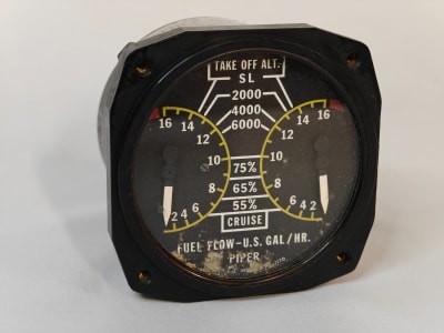Aeromarine Instrument Type 1170 Fuel Flow Indicator - FOR PARTS by Aeromarine Instrument