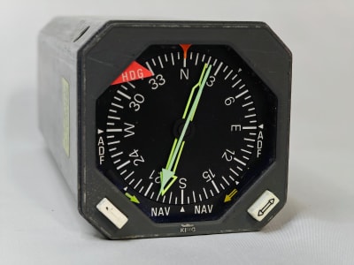 KING 066-3060-02 (KNI 582) Radio Magnetic Indicator (RMI) - AS REMOVED - 6955a8664f9d32265b809af2 Condition - KING