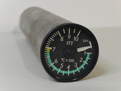 U.S. Gauge / Mitsubishi SEL-0C19BT (45AS86822-3) Turbine Temp. Ind. - AS REMOVED - 6955a8664f9d32265b809af2 Condition - U.S. Gauge / Mitsubishi