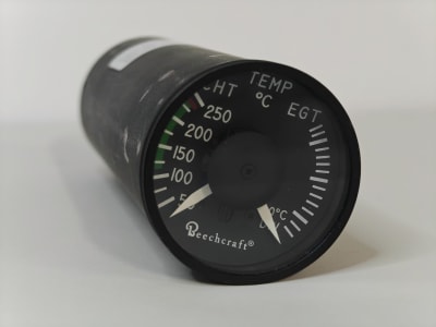Beechcraft 58-380104-5 (MD74-5) CHT/EGT Indicator - AS REMOVED - 6955a8664f9d32265b809af2 Condition - Beechcraft